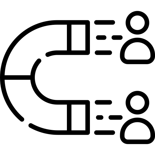 Customer magnet icon